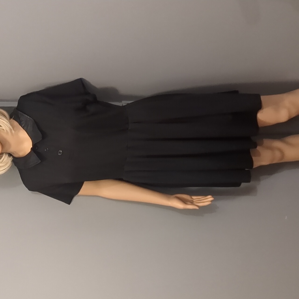 Wednesday-esque little black dress